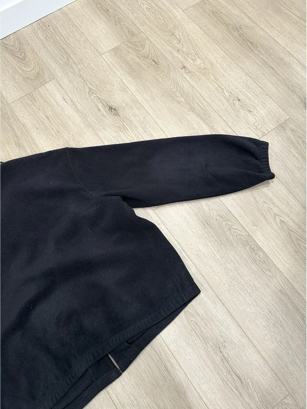 VINTAGE Polo Ralph Lauren Jacket Mens 2XL Black Polartec Full Zip Fleece